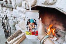 이미지를 갤러리 뷰어에 로드 , Dragon Ball Z Tumbler Glass Cup With Lid And Straw
