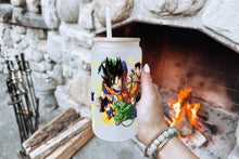 Charger l&#39;image dans la galerie, Dragon Ball Tumbler Glass Cup With Lid And Straw
