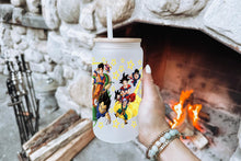 Charger l&#39;image dans la galerie, Dragon Ball Tumbler Glass Cup With Lid And Straw
