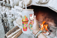 Load image into Gallery viewer, Hello Kitty 16oz Tumbler Cup With Bamboo Lid And Straw, 
