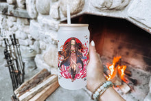 Load image into Gallery viewer, Nezuko Demon Slayer Tumbler Glass Cup With Lid And Straw
