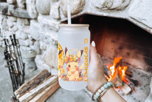 Görseli Galeri görüntüleyiciye yükleyin, Pikachu 16oz Tumbler Cup With Bamboo Lid And Straw, 
