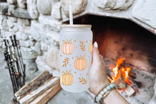 將圖片載入圖庫檢視器 Pumpkin 16oz Tumbler Cup With Bamboo Lid And Straw, 
