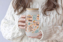 Görseli Galeri görüntüleyiciye yükleyin, Deserve Good Thing 16oz Tumbler Cup With Bamboo Lid And Straw, 
