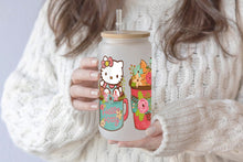 Load image into Gallery viewer, Hello Kitty 16oz Tumbler Cup With Bamboo Lid And Straw, 
