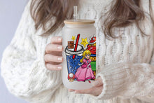 이미지를 갤러리 뷰어에 로드 , Mario Tumbler Glass Cup With Lid And Straw
