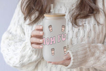 將圖片載入圖庫檢視器 Mom Fuel 16oz Tumbler Cup With Bamboo Lid And Straw, 
