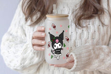 이미지를 갤러리 뷰어에 로드 , Sanrio Tumbler Glass Cup With Lid And Straw
