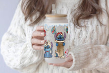 Load image into Gallery viewer, Stitch 16oz Tumbler Cup With Bamboo Lid And Straw, 
