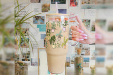 이미지를 갤러리 뷰어에 로드 , Crazy Plant Lady 16oz Tumbler Cup With Bamboo Lid And Straw, 
