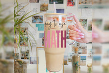 Görseli Galeri görüntüleyiciye yükleyin, Girl math 16oz Tumbler Cup With Bamboo Lid And Straw, 
