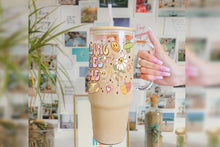 Load image into Gallery viewer, Healing Takes Time 16oz Tumbler Cup With Bamboo Lid And Straw, 
