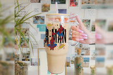 Load image into Gallery viewer, Spiderman Tumbler Glass Cup With Lid And Straw
