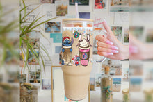 Load image into Gallery viewer, Stitch 16oz Tumbler Cup With Bamboo Lid And Straw, 
