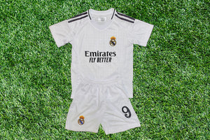 Madrid Star -  Soccer Fan Kit with Jersey and Shorts for Kids