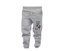 Load image into Gallery viewer, Black Grey color Mrs design Jogger Pants for Woman
