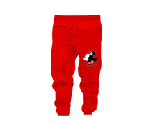 Görseli Galeri görüntüleyiciye yükleyin, Black Red color Minnie design Jogger Pants for Woman
