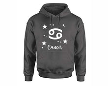 Cargar imagen en el visor de la galería, Cancer Zodiac Sign hoodies. Charcoal Hoodie, hoodies for men, unisex hoodies
