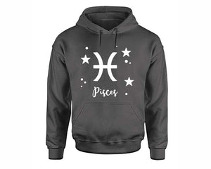 Pisces Zodiac Sign hoodies. Charcoal Hoodie, hoodies for men, unisex hoodies