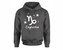 Cargar imagen en el visor de la galería, Capricorn Zodiac Sign hoodies. Charcoal Hoodie, hoodies for men, unisex hoodies
