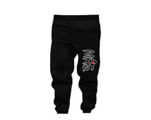 Load image into Gallery viewer, Grey Black color Mrs design Jogger Pants for Woman
