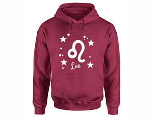 Leo Zodiac Sign hoodies. Maroon Hoodie, hoodies for men, unisex hoodies