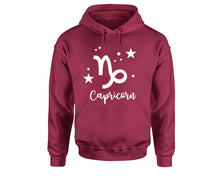 將圖片載入圖庫檢視器 Capricorn Zodiac Sign hoodies. Maroon Hoodie, hoodies for men, unisex hoodies
