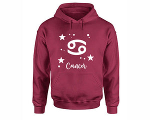 Cancer Zodiac Sign hoodies. Maroon Hoodie, hoodies for men, unisex hoodies