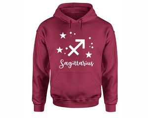 Sagittarius Zodiac Sign hoodies. Maroon Hoodie, hoodies for men, unisex hoodies