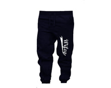 Load image into Gallery viewer, Navy Blue color Wifey design Jogger Pants for Woman
