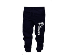 Load image into Gallery viewer, Navy Blue color Princess design Jogger Pants for Woman
