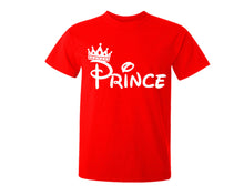 이미지를 갤러리 뷰어에 로드 , Red color Prince design T Shirt for Man.
