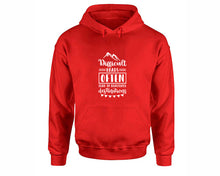 Load image into Gallery viewer, Difficult Roads Often Lead To Beautiful Destinations inspirational quote hoodie. Red Hoodie, hoodies for men, unisex hoodies
