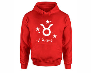 Taurus Zodiac Sign hoodies. Red Hoodie, hoodies for men, unisex hoodies