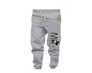 Sports Grey color Mr design Jogger Pants for Man.