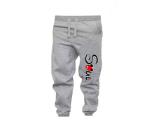 將圖片載入圖庫檢視器 Sports Grey color Soul design Jogger Pants for Man.
