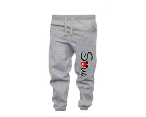Sports Grey color Soul design Jogger Pants for Man.