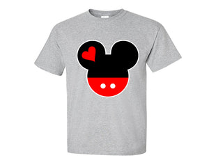 Sports Grey color Mickey design T Shirt for Man.