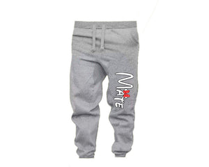 Sports Grey color Mate design Jogger Pants for Woman