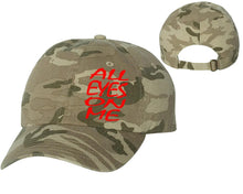 Charger l&#39;image dans la galerie, All Eyes On Me designer baseball hats, vinyl design baseball caps, heat transfer cap

