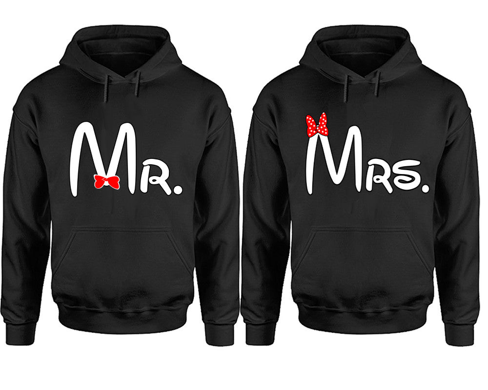 Mr Mrs hoodie, Matching couple hoodies, Black pullover hoodies. Couple jogger pants and hoodies set.