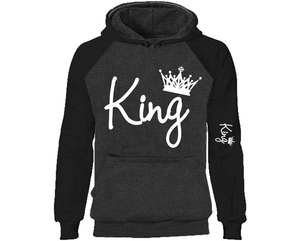 King designer hoodies. Black Charcoal Hoodie, hoodies for men, unisex hoodies