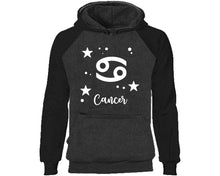 將圖片載入圖庫檢視器 Cancer Zodiac Sign hoodie. Black Charcoal Hoodie, hoodies for men, unisex hoodies
