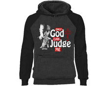 Görseli Galeri görüntüleyiciye yükleyin, Only God Can Judge Me designer hoodies. Black Charcoal Hoodie, hoodies for men, unisex hoodies
