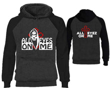 Load image into Gallery viewer, All Eyes On Me designer hoodies. Black Charcoal Hoodie, hoodies for men, unisex hoodies
