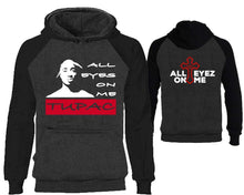 Görseli Galeri görüntüleyiciye yükleyin, All Eyes On Me designer hoodies. Black Charcoal Hoodie, hoodies for men, unisex hoodies
