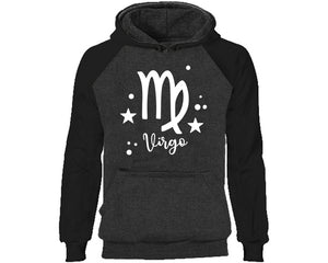 Virgo Zodiac Sign hoodie. Black Charcoal Hoodie, hoodies for men, unisex hoodies