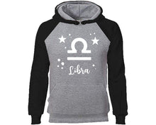 將圖片載入圖庫檢視器 Libra Zodiac Sign hoodie. Black Grey Hoodie, hoodies for men, unisex hoodies
