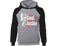 Görseli Galeri görüntüleyiciye yükleyin, Only God Can Judge Me designer hoodies. Black Grey Hoodie, hoodies for men, unisex hoodies
