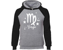 將圖片載入圖庫檢視器 Virgo Zodiac Sign hoodie. Black Grey Hoodie, hoodies for men, unisex hoodies
